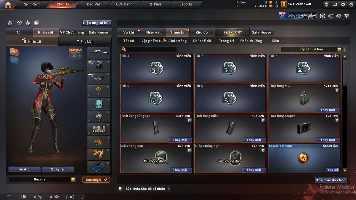 shop acc cf uy tin gia re